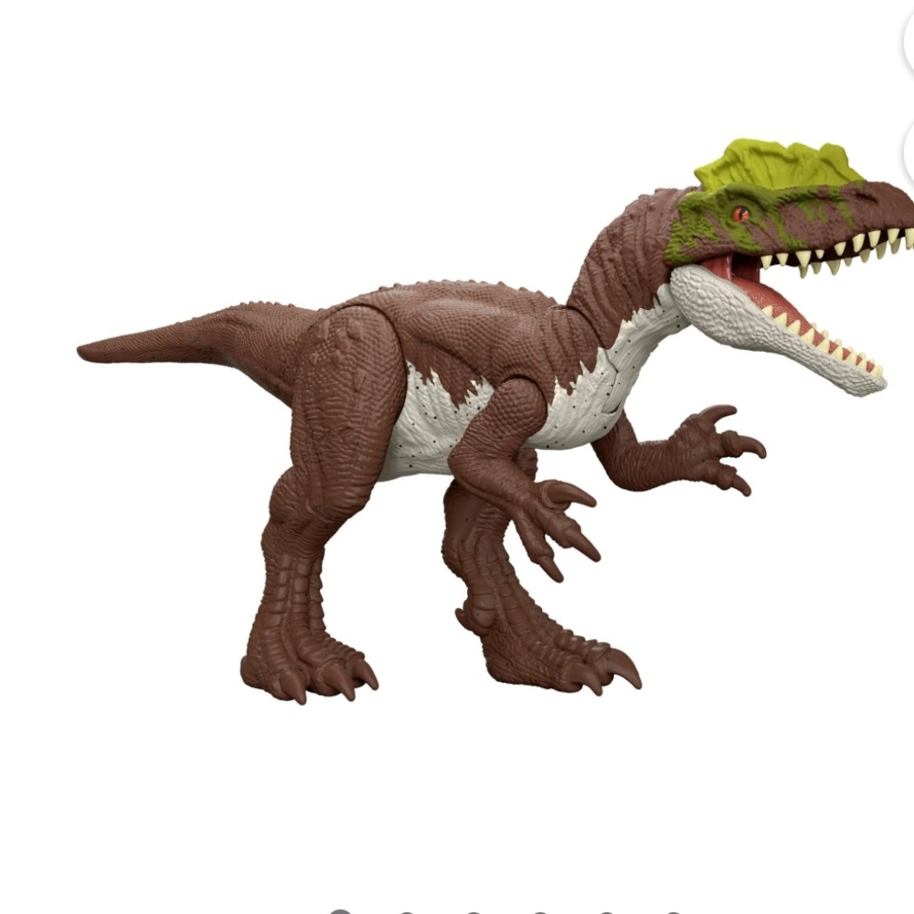 Mattel Jurassic World Lophostropheus Dinosaur Figure - Brown and Green